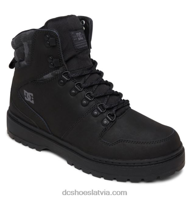 N008N229 vīriešu bumbieru mežģīņu ziemas zābaki melns/kamo DC Shoes