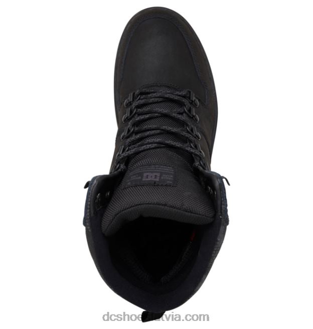 N008N229 vīriešu bumbieru mežģīņu ziemas zābaki melns/kamo DC Shoes