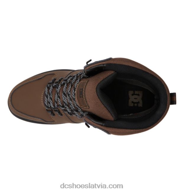 N008N230 vīriešu bumbieru mežģīņu ziemas zābaki tumšā šokolāde DC Shoes