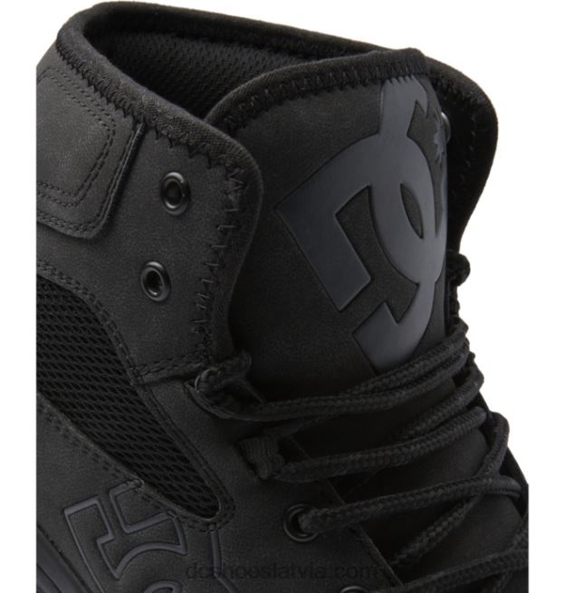 N008N231 vīriešu daudzpusīgi hi high-top ūdensizturīgi ziemas zābaki melns DC Shoes