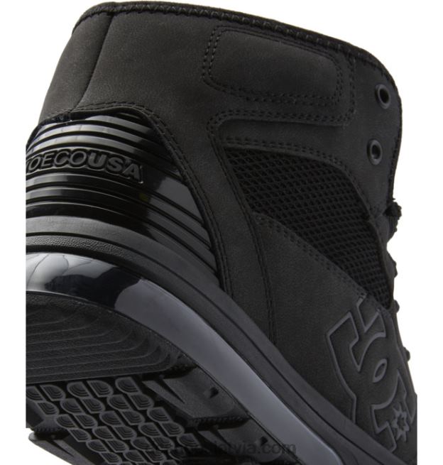 N008N231 vīriešu daudzpusīgi hi high-top ūdensizturīgi ziemas zābaki melns DC Shoes