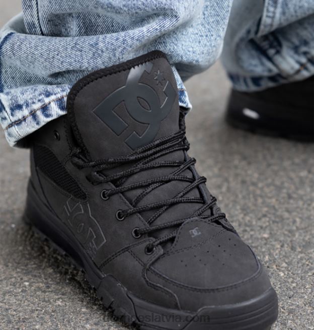 N008N231 vīriešu daudzpusīgi hi high-top ūdensizturīgi ziemas zābaki melns DC Shoes