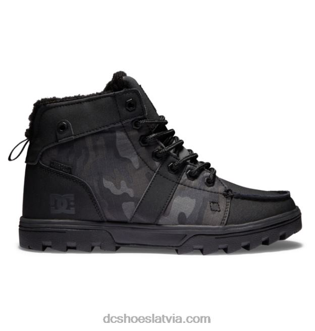 N008N237 vīriešu meža zābaki ziemas zābaki melna/melna apdruka DC Shoes