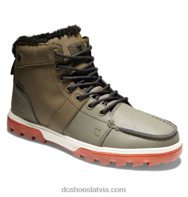 N008N238 vīriešu meža zābaki ziemas zābaki viegla olīvu/austere DC Shoes