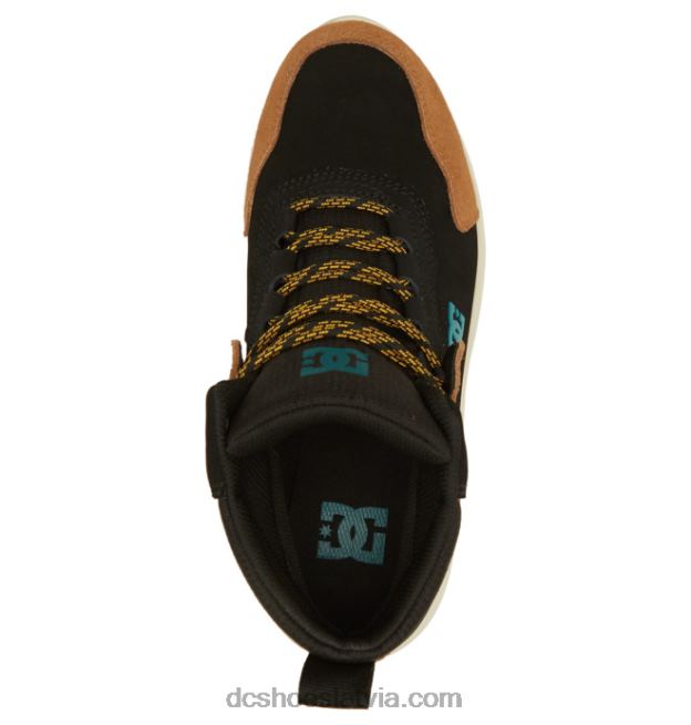 N008N65 vīriešu mutiny ūdensizturīgi ziemas zābaki melns/brūns/zaļš DC Shoes