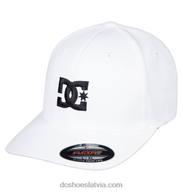 N008N101 vīriešu cepure zvaigžņu cepure balts melns DC Shoes