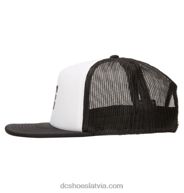 N008N109 vīriešu degvielas uzpildes stacijas trucker cepure balts melns DC Shoes