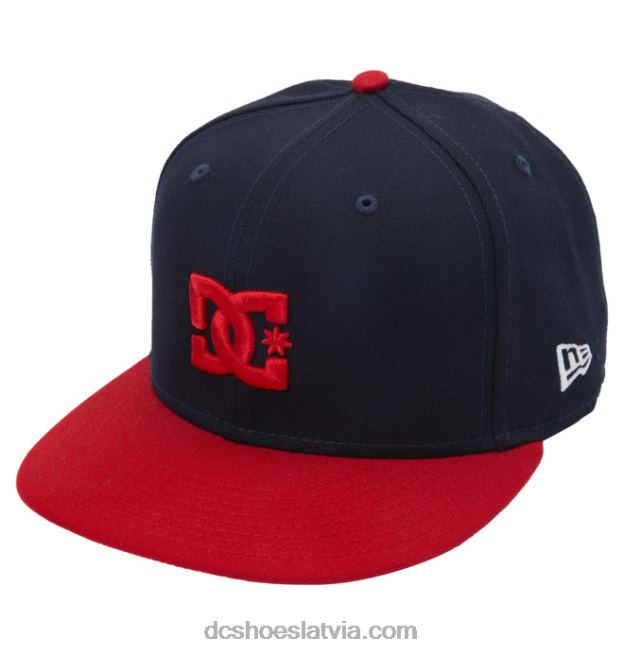 N008N131 vīriešu impērijas laukuma snapback cepure tumšs/sarkans DC Shoes