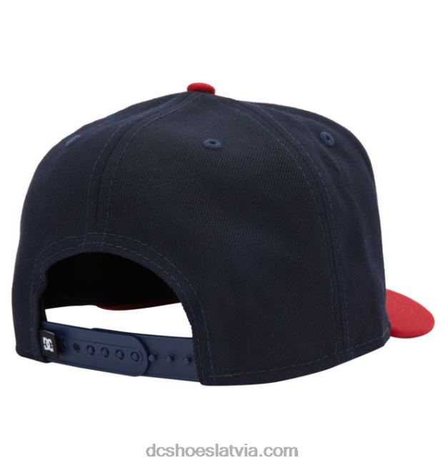 N008N131 vīriešu impērijas laukuma snapback cepure tumšs/sarkans DC Shoes