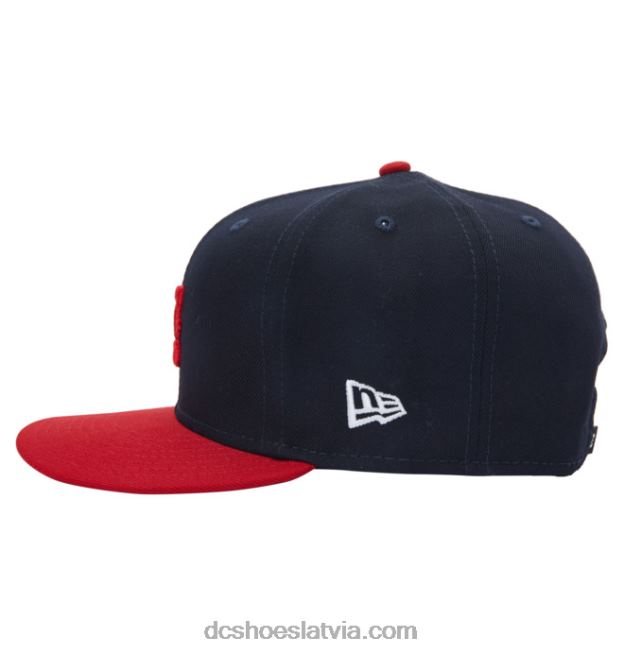 N008N131 vīriešu impērijas laukuma snapback cepure tumšs/sarkans DC Shoes