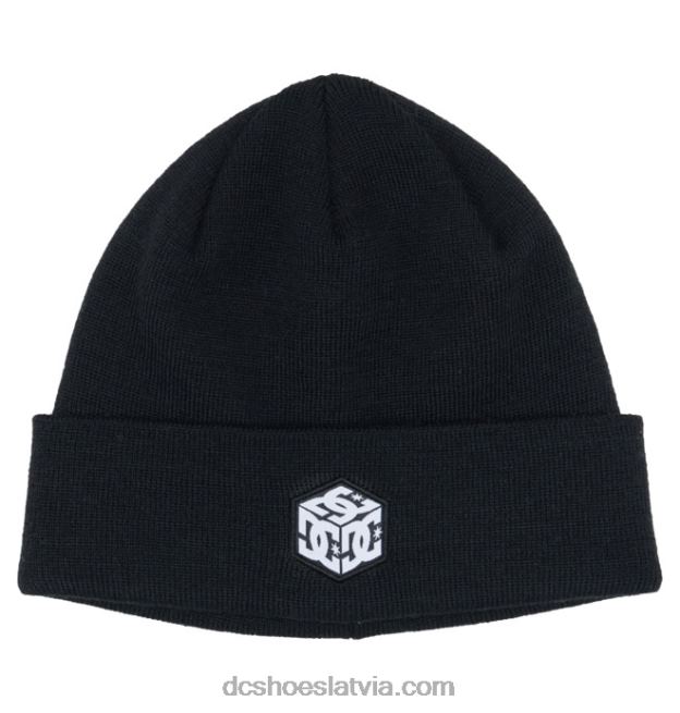 N008N26 vīriešu jaakko kubiskā cuff beanie melns DC Shoes