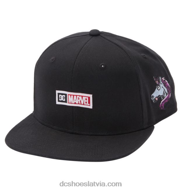 N008N422 vīriešu marvel deadpool x dc snapback cepure melns DC Shoes