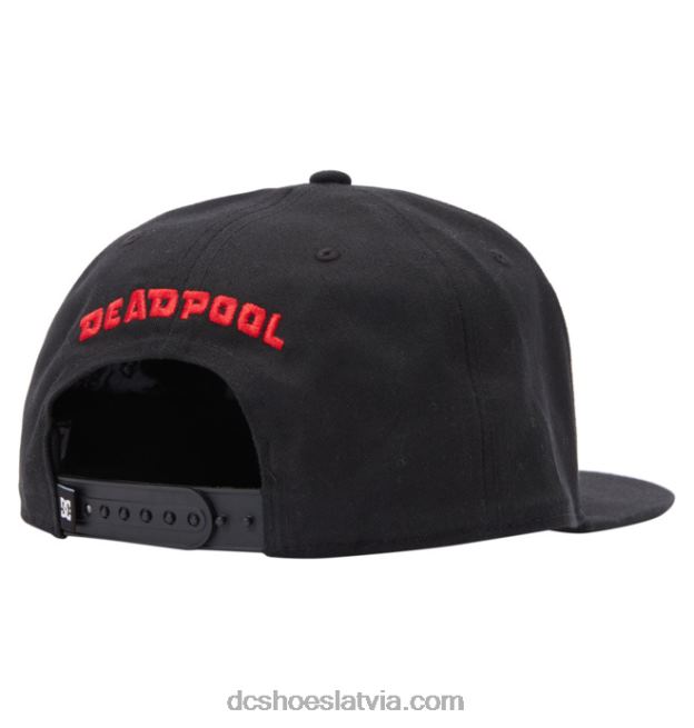 N008N422 vīriešu marvel deadpool x dc snapback cepure melns DC Shoes
