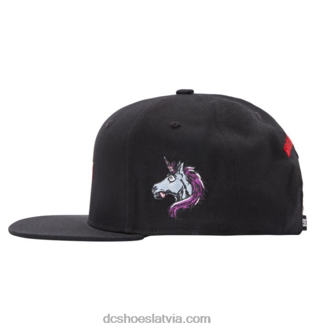 N008N422 vīriešu marvel deadpool x dc snapback cepure melns DC Shoes