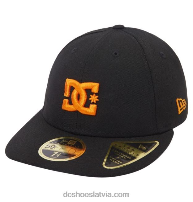 N008N430 vīriešu dc lo pro new era pieguļoša cepure melns/oranžs DC Shoes