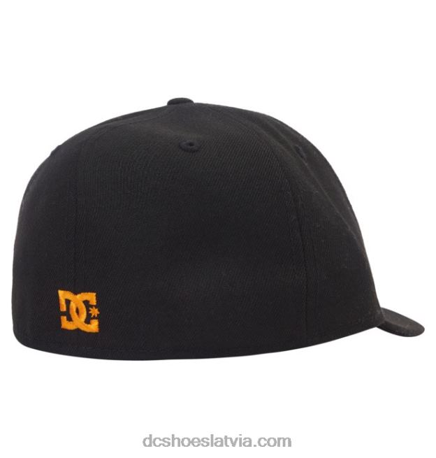 N008N430 vīriešu dc lo pro new era pieguļoša cepure melns/oranžs DC Shoes