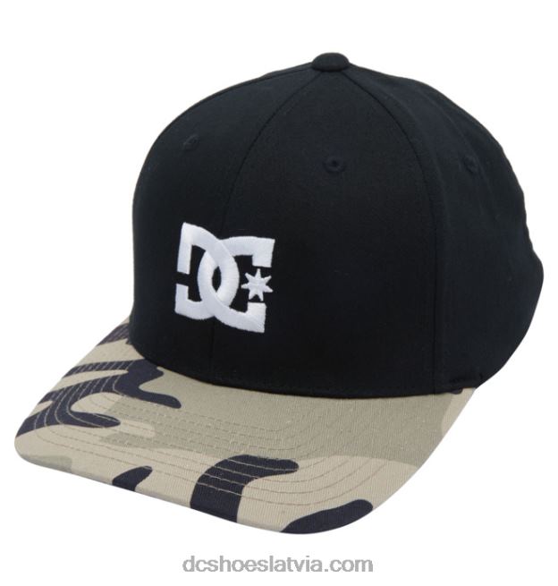 N008N58 vīriešu cap star sezonas flexfit cepure akmens camo DC Shoes