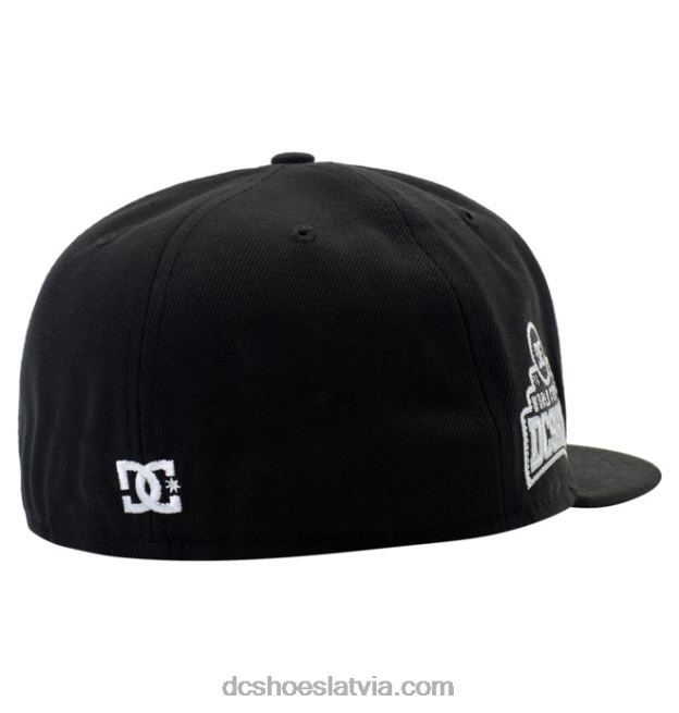 N008N80 vīriešu čempionāts new era pieguļoša cepure melns DC Shoes