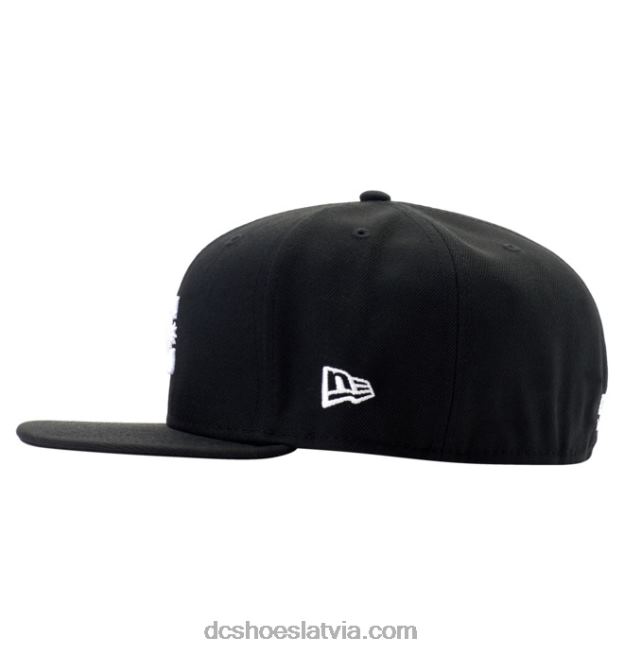 N008N80 vīriešu čempionāts new era pieguļoša cepure melns DC Shoes