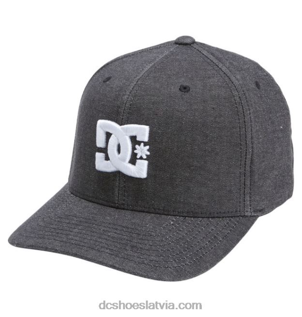 N008N90 vīriešu capstar flexfit cepure melns DC Shoes