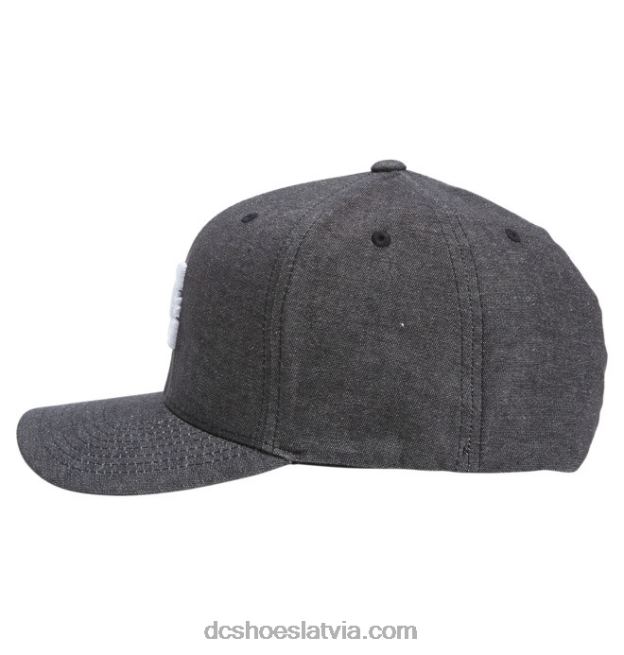 N008N90 vīriešu capstar flexfit cepure melns DC Shoes