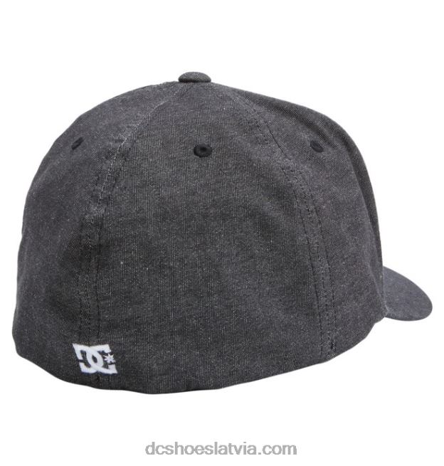 N008N90 vīriešu capstar flexfit cepure melns DC Shoes