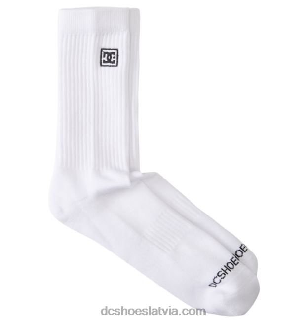 N008N123 vīriešu dc 2-pack crew zeķes balts DC Shoes