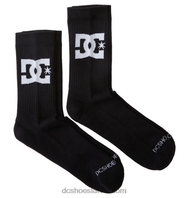 N008N84 vīriešu dc star 2-pack crew zeķes melns DC Shoes
