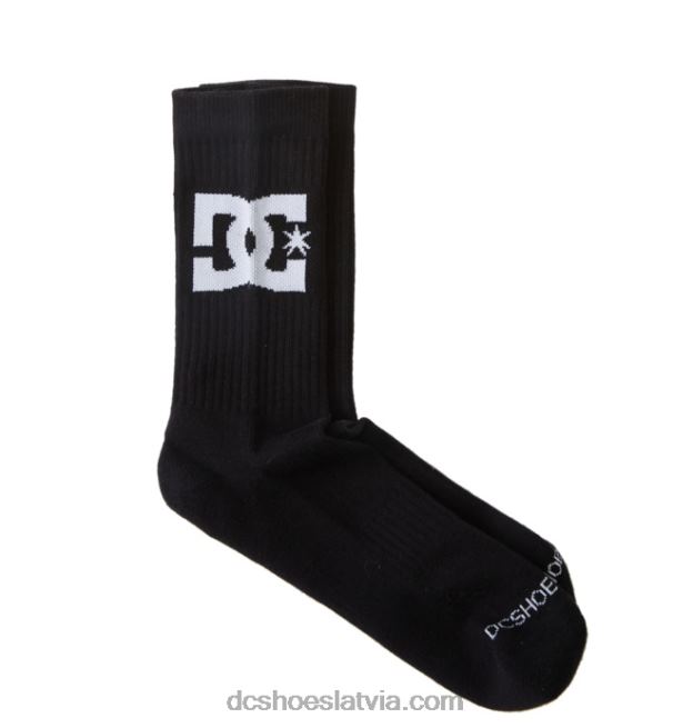 N008N84 vīriešu dc star 2-pack crew zeķes melns DC Shoes