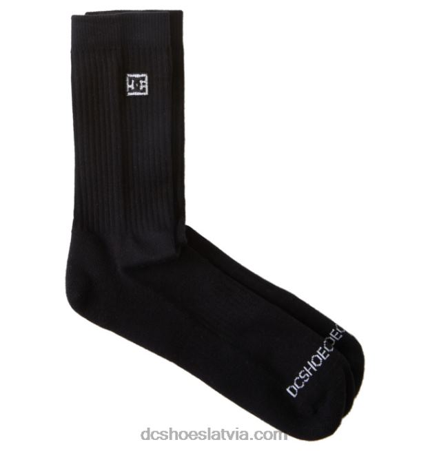 N008N84 vīriešu dc star 2-pack crew zeķes melns DC Shoes